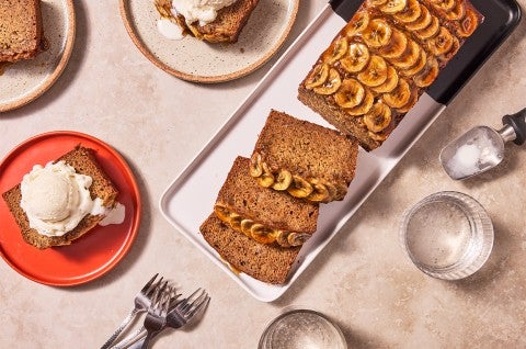 Bananas Foster Banana Bread - select to zoom