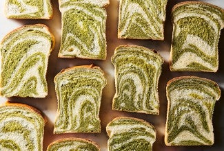 Marbled Matcha Milk Bread