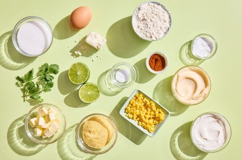 Mexican Street Corn Cornbread ingredients - select to zoom