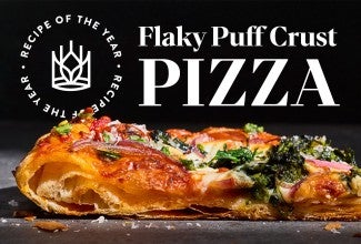 Flaky Puff Crust Pizza